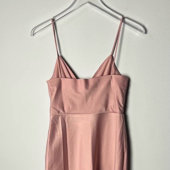 NWT Sachin & Babi Freya Charmeuse Maxi Dress 4 Dusty Rose - Picture 10 of 16